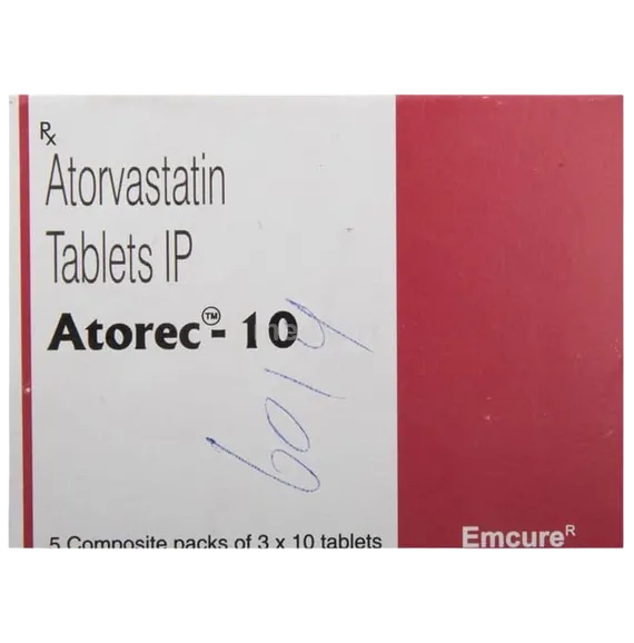 atorec 10mg tablet 10's